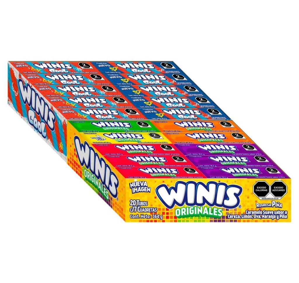 Winks 2pack originales y cool 40pz