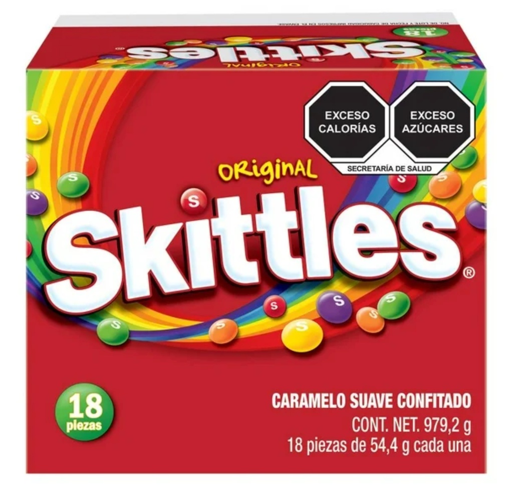 Skittles 54,4g 18pz