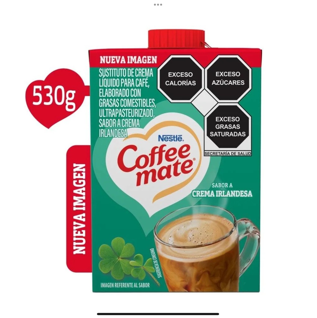 Coffee Mate Líquido Crema Irlandesa 530gr