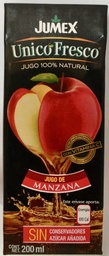 Jumex unico fresco manzana 200ml 24pz