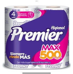 Bulto Papel Higiénico Premier Max 500h10/4pz